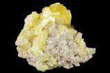 Yellow Wulfenite and Botryoidal Mimetite - La Morita Mine, Mexico #170310-2